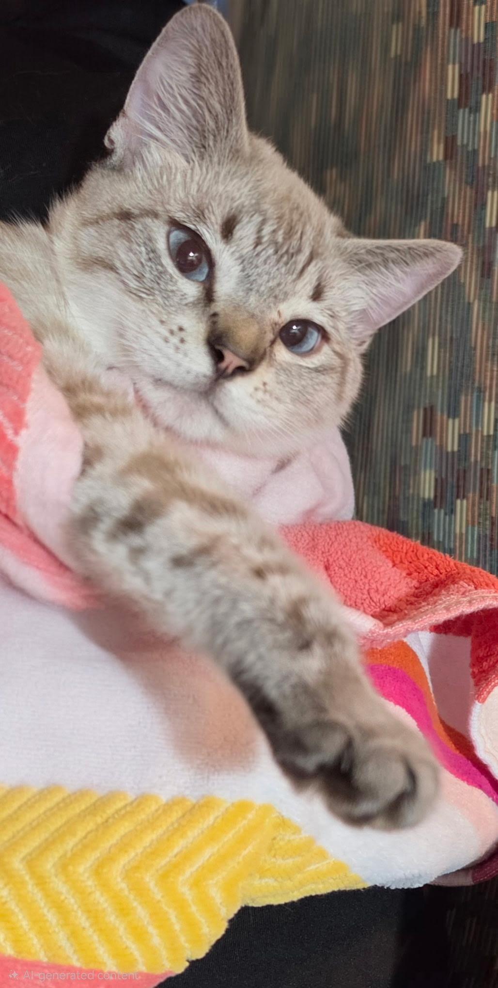 Hazel - Lynx Point Siamese, an adopted Siamese in Houston, TX image 3/5
