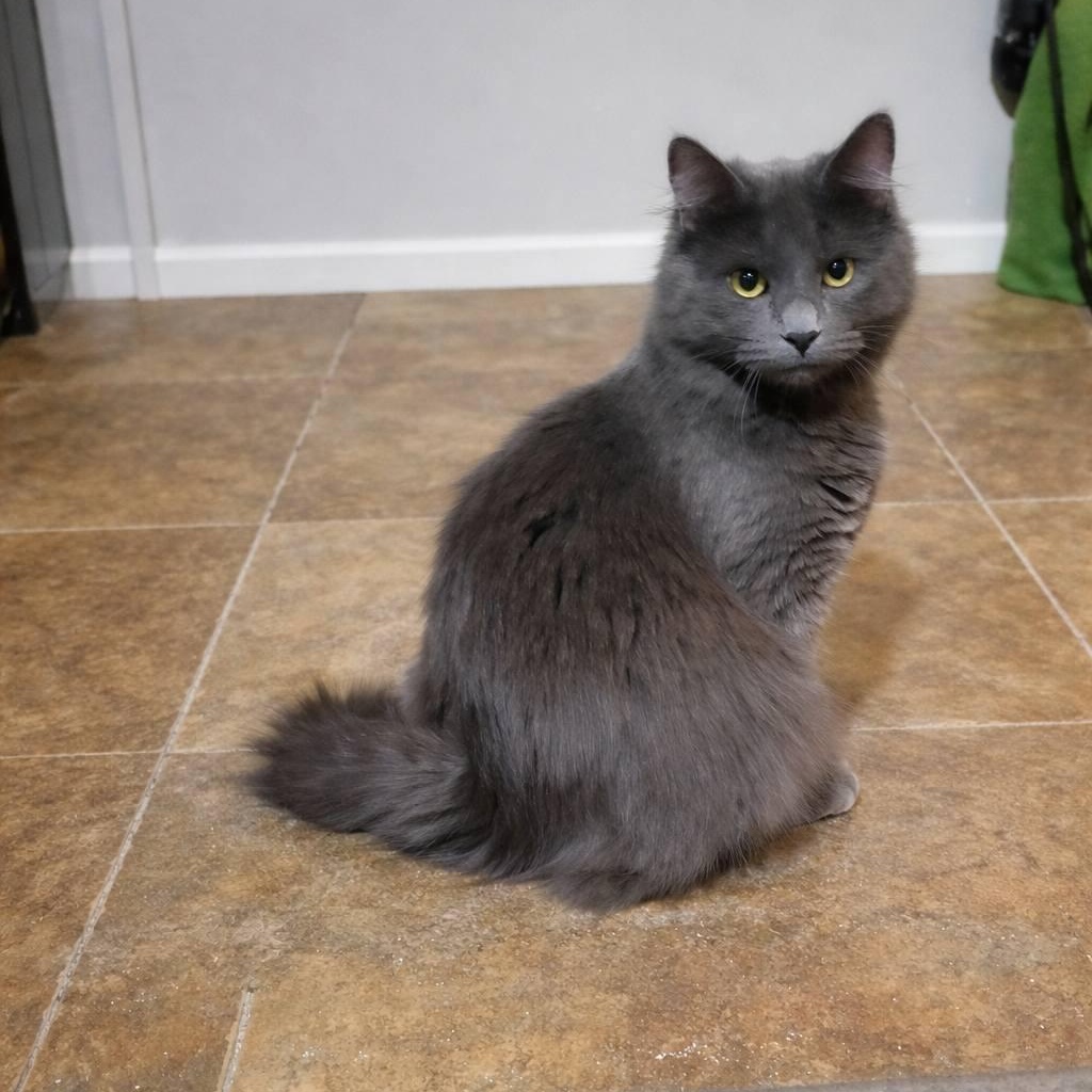 Sharon, ADOPTABLE, Kitten Female Domestic Long Hair.