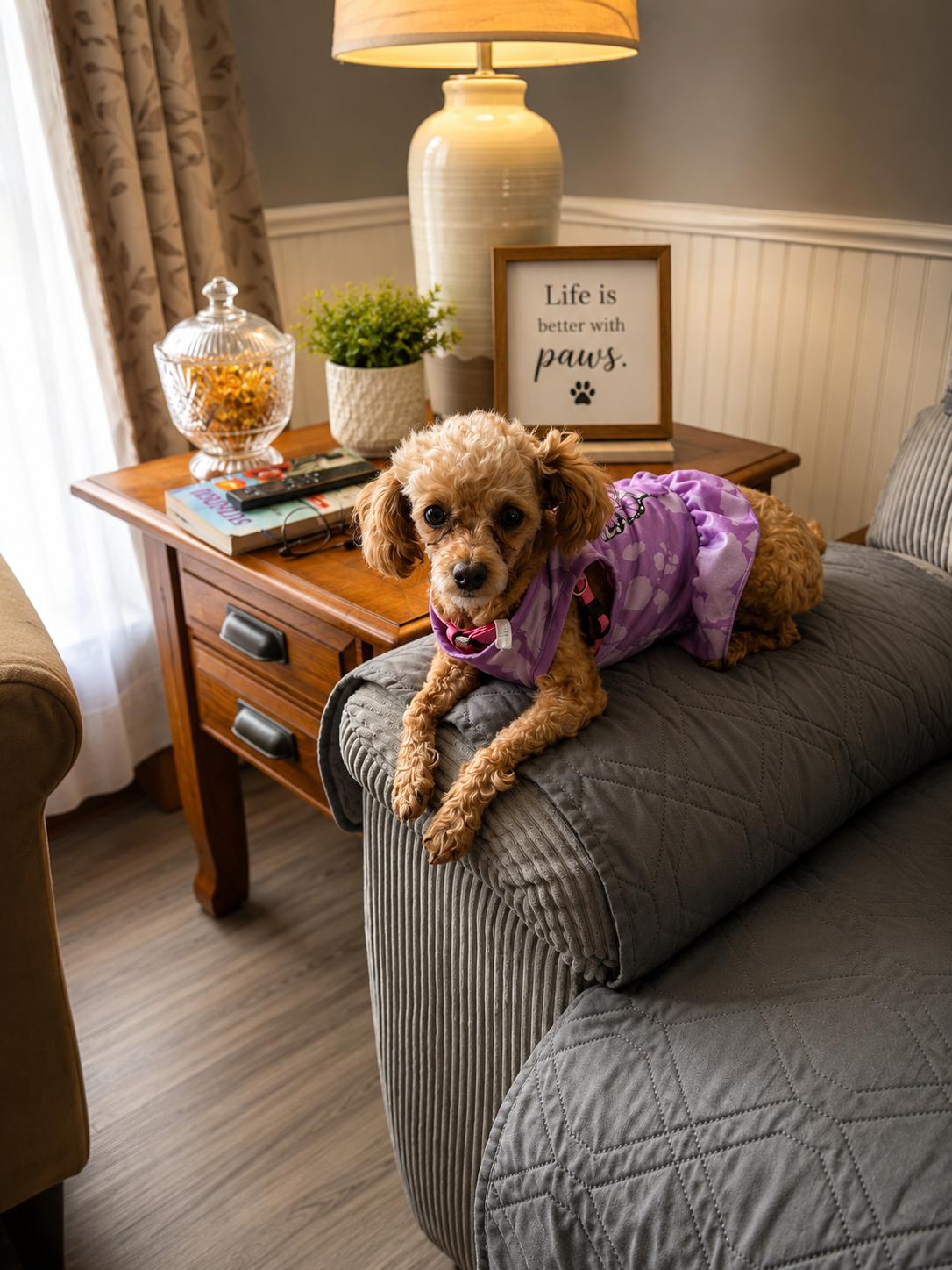 Andy and Abby, a ADOPTABLE Poodle (Toy) in North Vernon, IN image 2/3