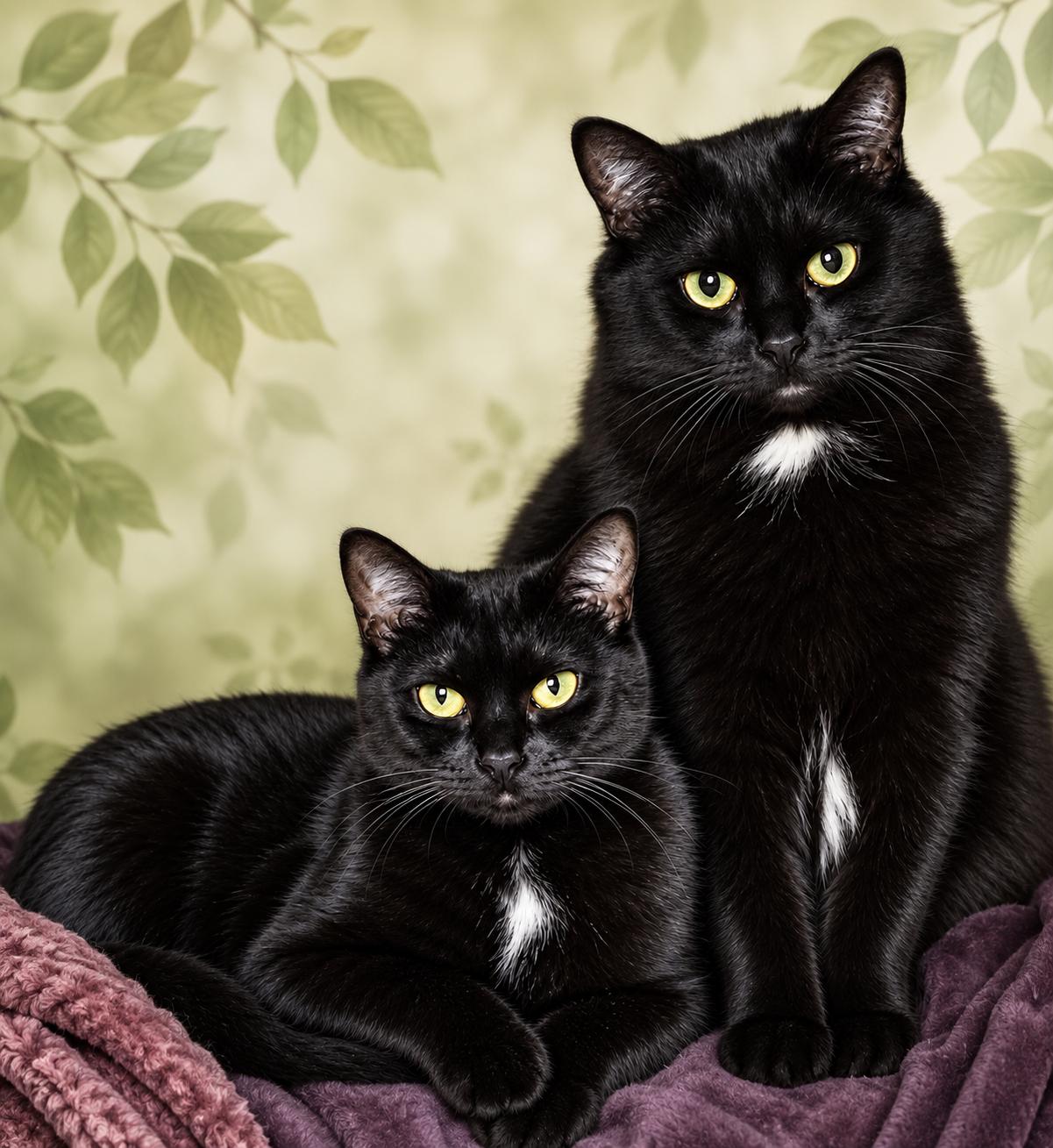 LUNA & STELLA #2014 - Offered by Owner - Bonded, Adoptable, Adult Female Domestic Short Hair.