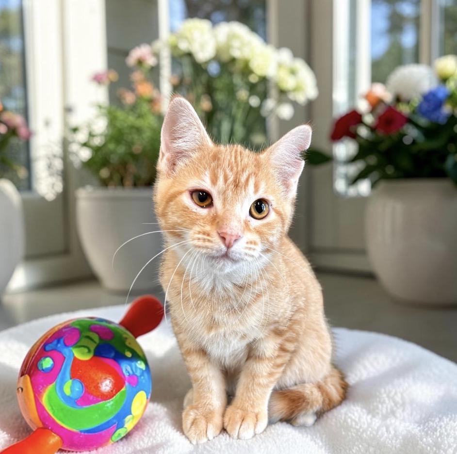 Enlarge Blake - KITTEN, an adopted Tabby in Perry, IA image 4/4