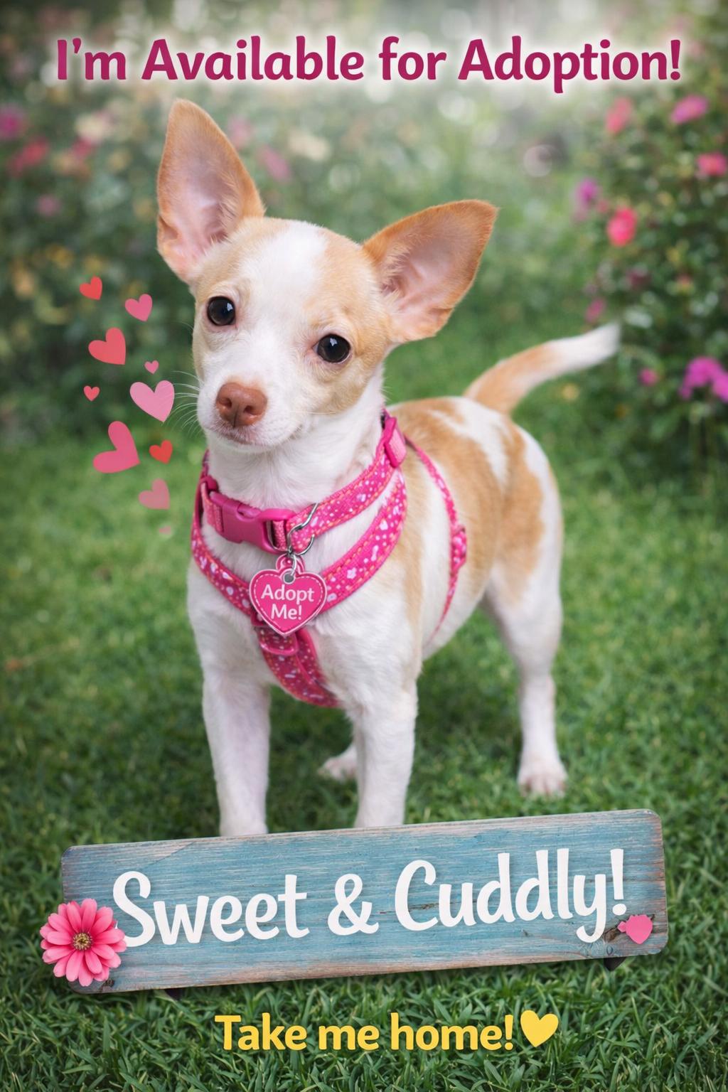 Bonchon, ADOPTABLE, Puppy Female Chihuahua.