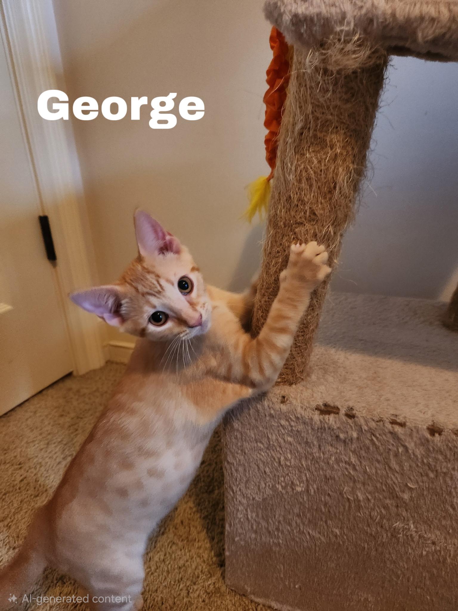 George, a ADOPTABLE Domestic Short Hair in Jackson, MS image 1/3