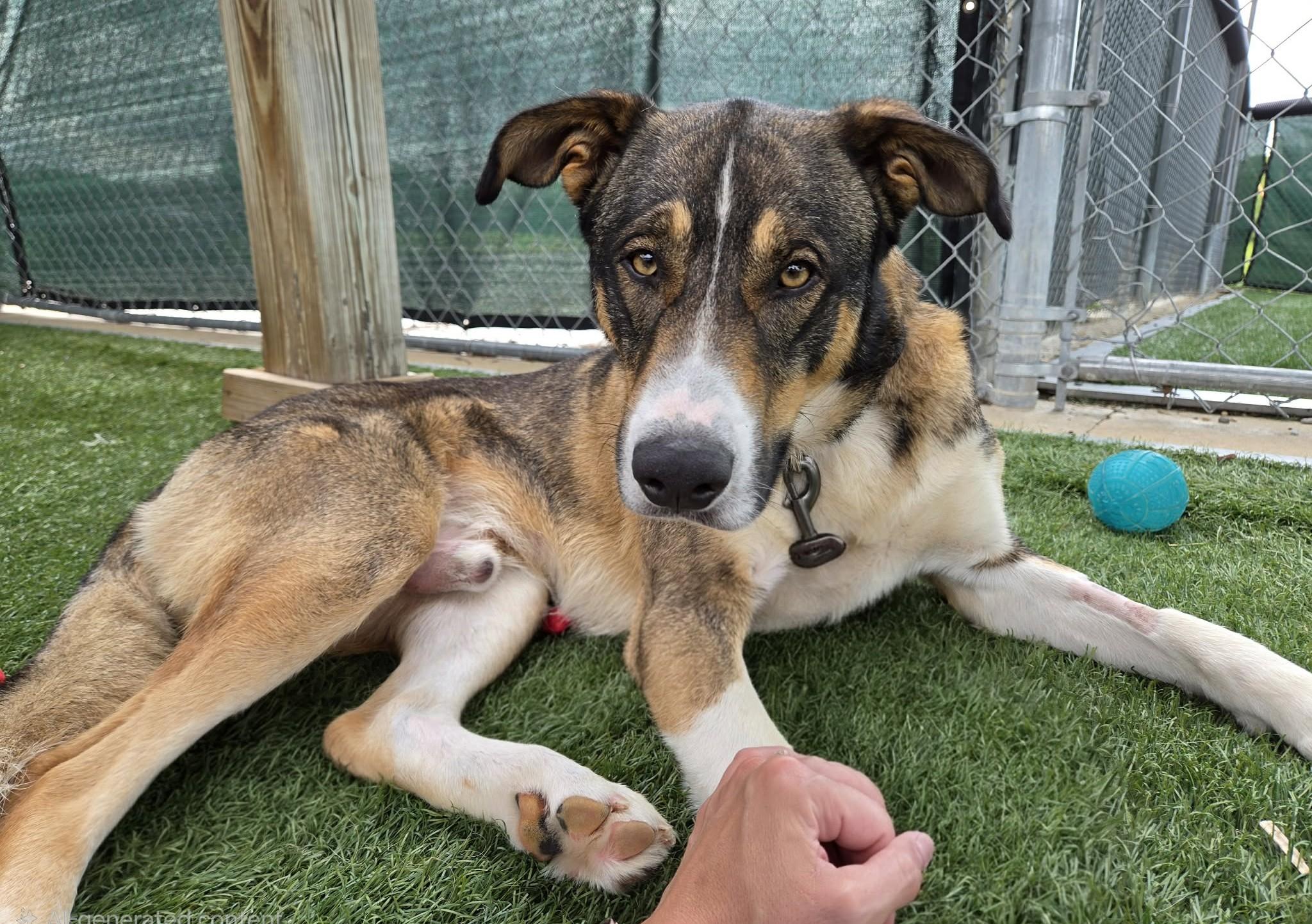 Atlas, ADOPTABLE, Adult Male Husky & Shepherd.