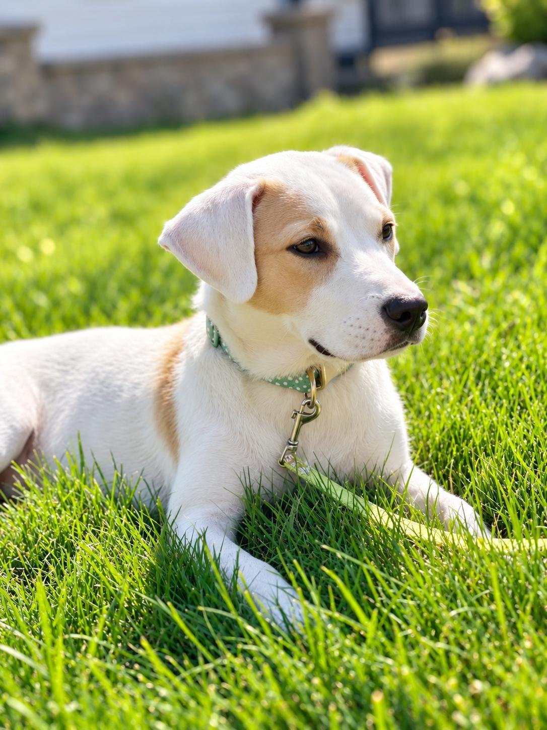Scarlet, Adoptable, Adult Female Labrador Retriever & Beagle.