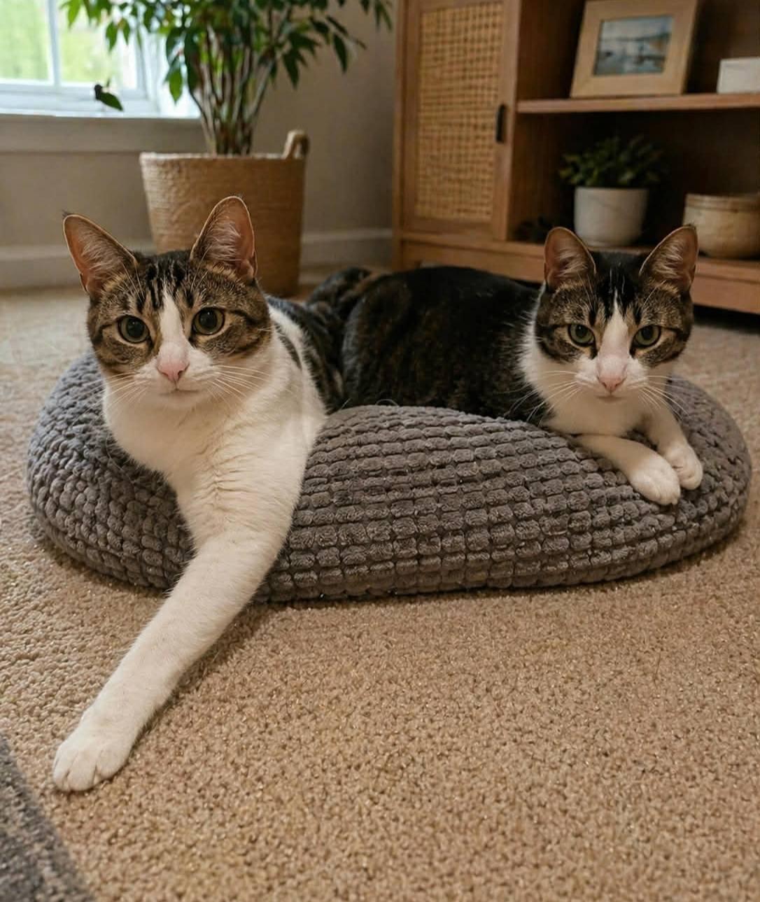 Jenna and Jayla, a Adoptable Domestic Medium Hair in Fairmont, WV image 3/3