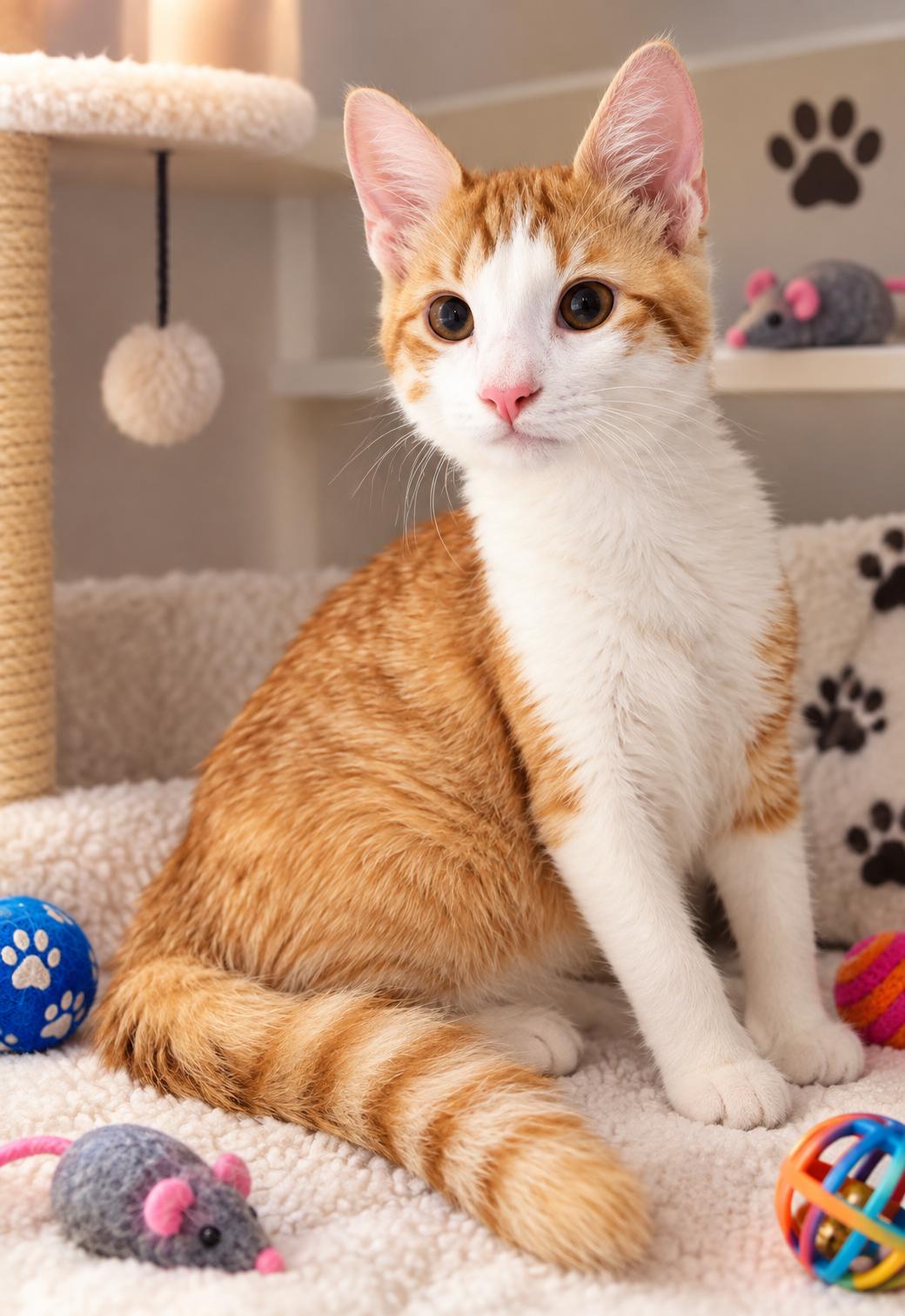 Enlarge Eros, a Adopted Domestic Short Hair in Scottsdale, AZ image 4/4