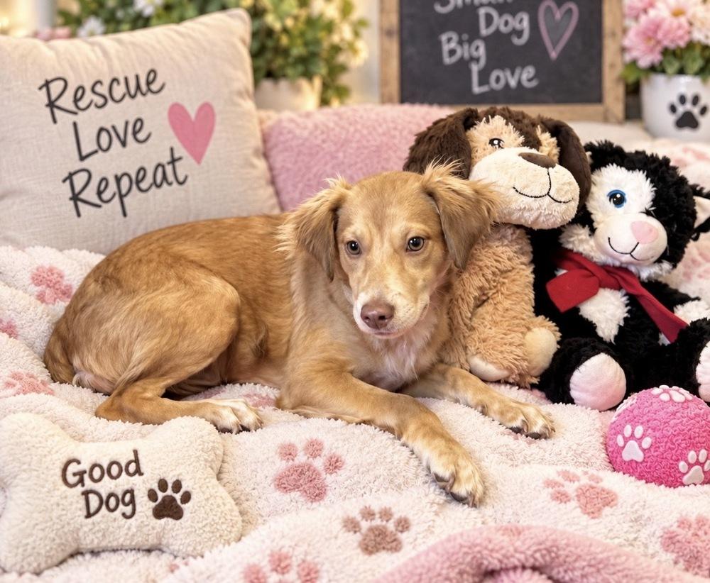 Honey, Adoptable, Young Female Golden Retriever.