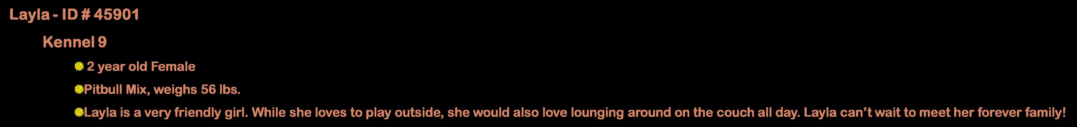 Enlarge Layla, a Adoptable Pit Bull Terrier in Suffolk, VA image 2/3