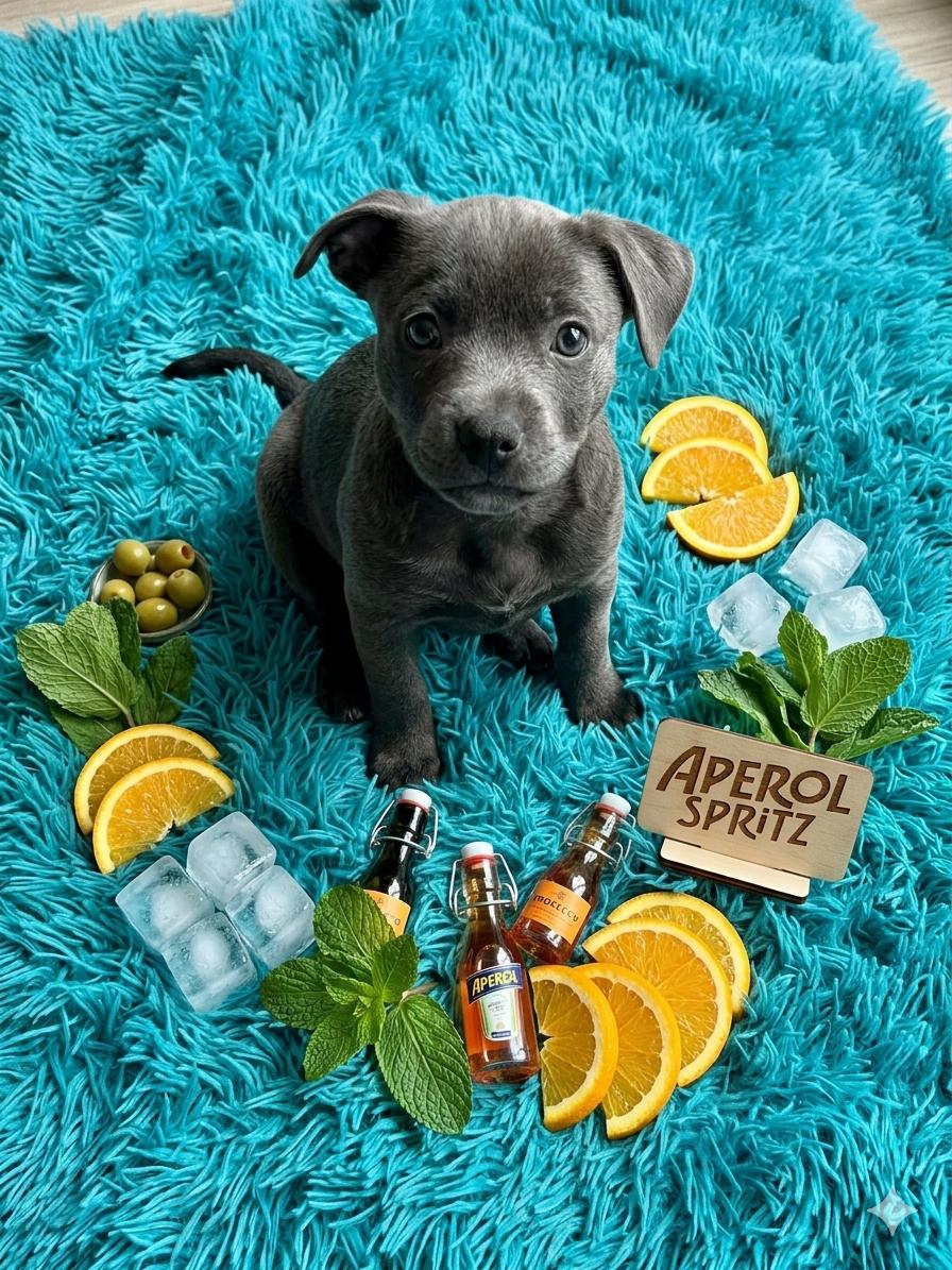 Aperol Spritz, ADOPTABLE, Puppy Male Chihuahua & American Bully.