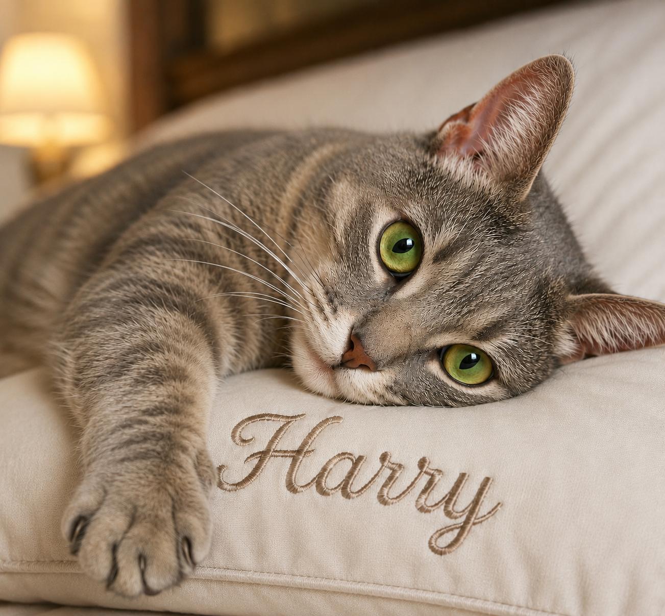 HARRY, ADOPTABLE, Adult Male Tabby.