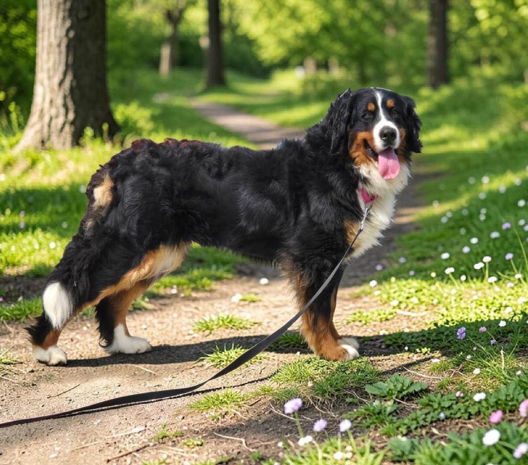 Gretta, ADOPTABLE, Adult Female Bernese Mountain Dog.