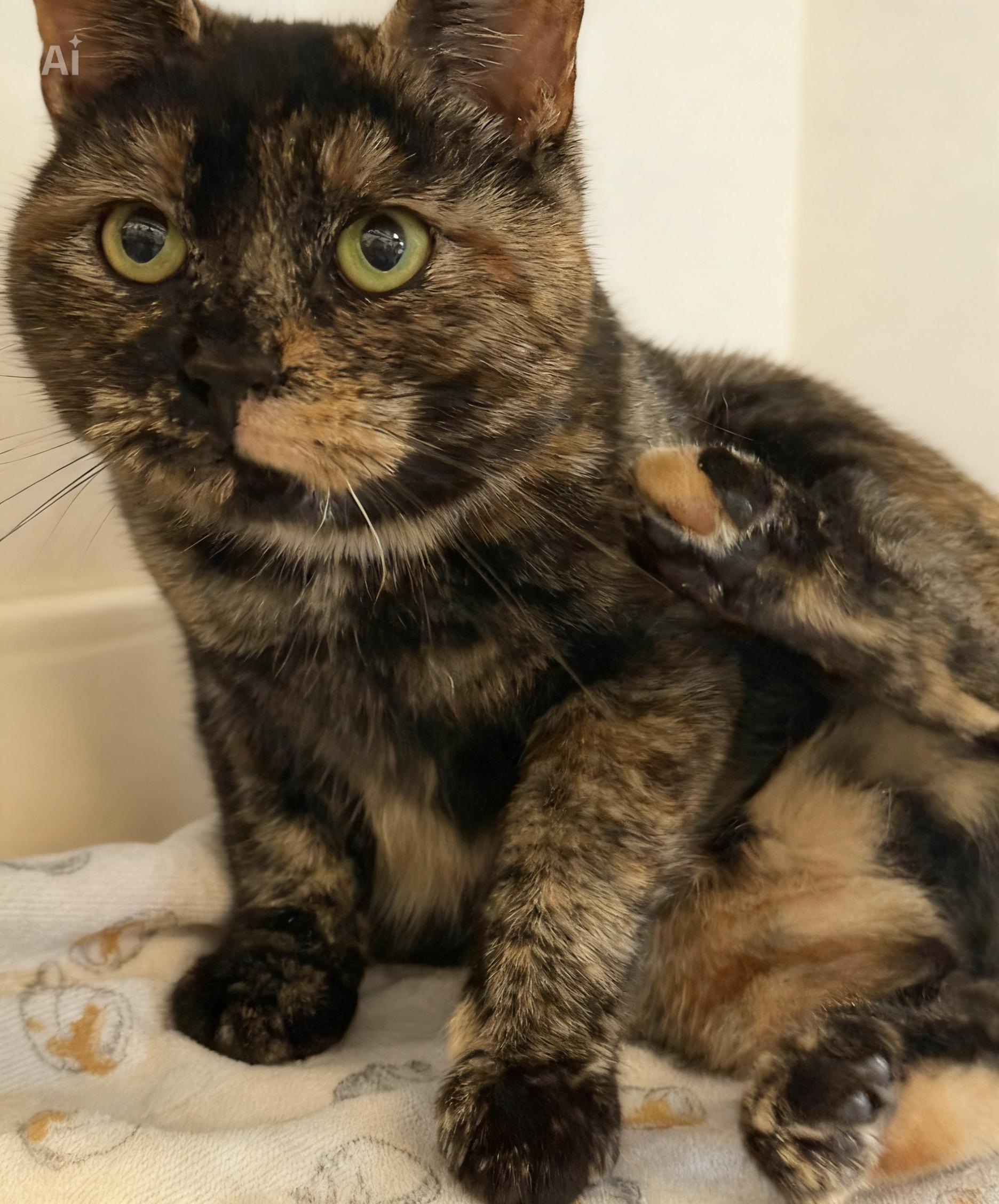 Enlarge TigerLily, a ADOPTABLE Tortoiseshell in Montclair, NJ image 2/4