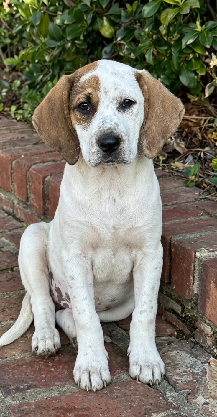 LIZZY, ADOPTABLE, Puppy Female Labrador Retriever & Hound.
