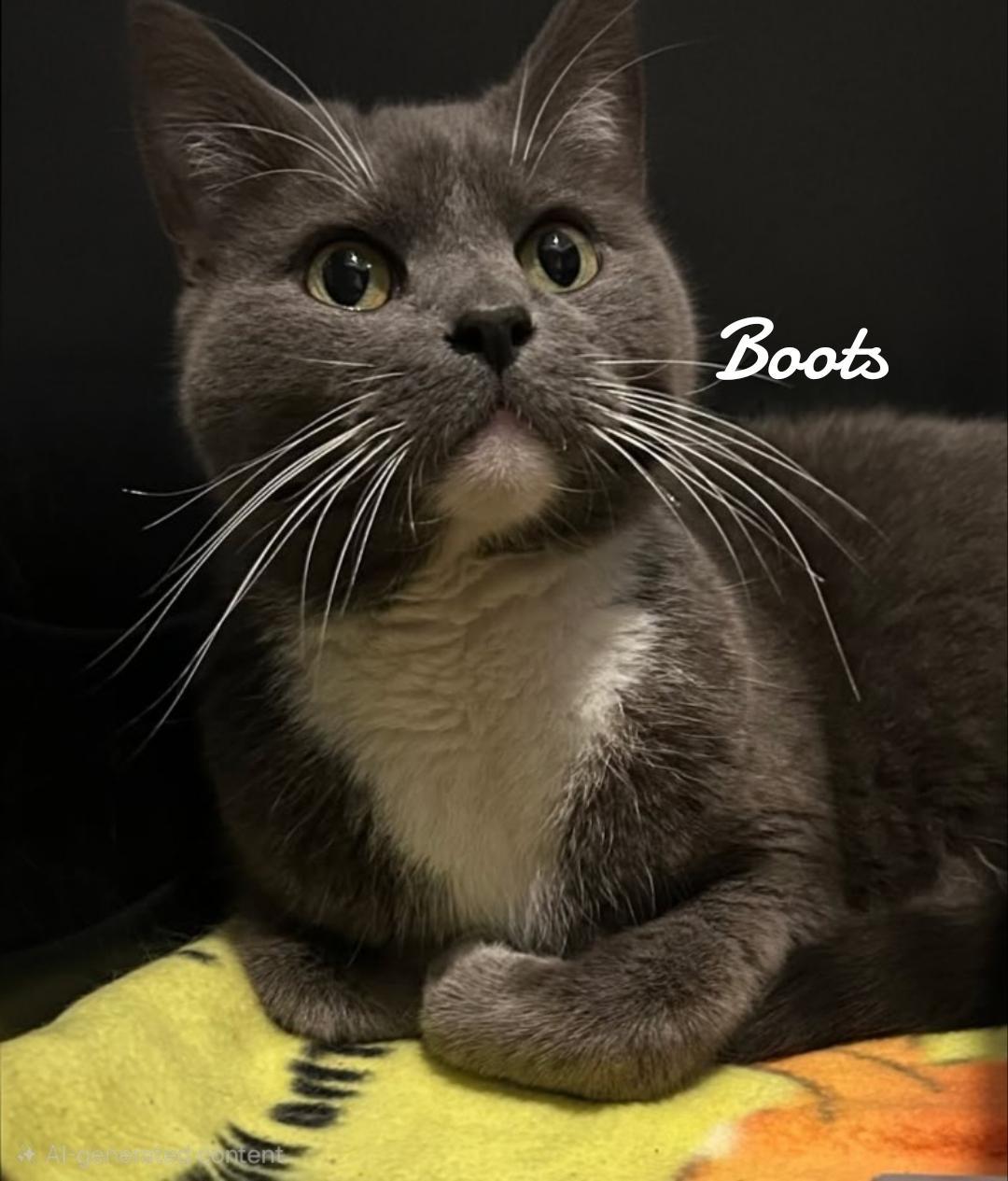 Enlarge Boots, a Adoptable Domestic Short Hair in Naugatuck, CT image 1/2