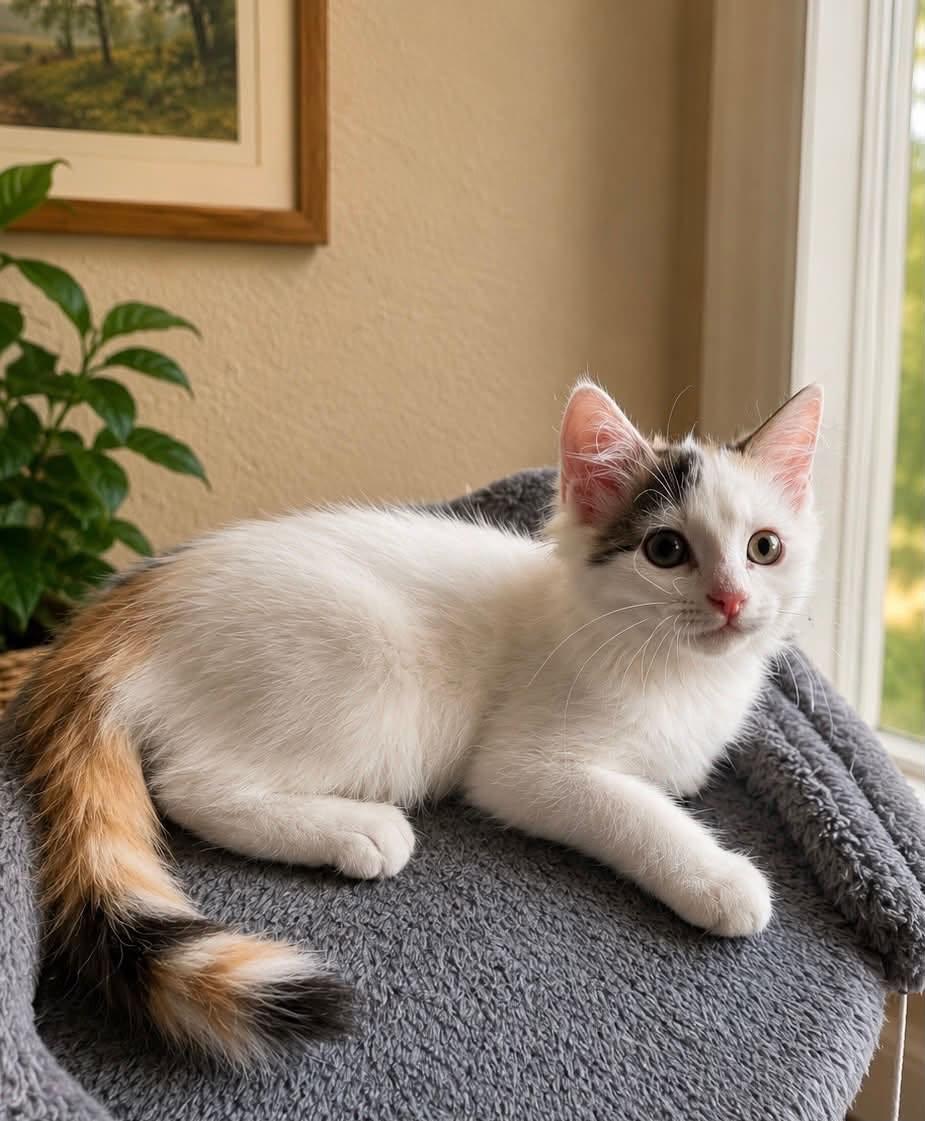 Fancy, Adoptable, Young Female Domestic Short Hair.