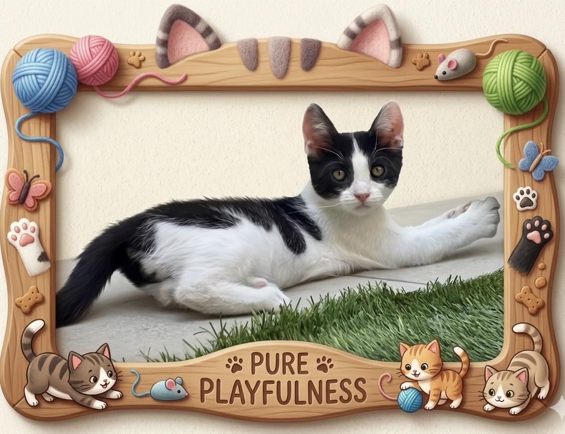 Enlarge Orbie, a Adoptable Domestic Short Hair in Saugus, CA image 1/2