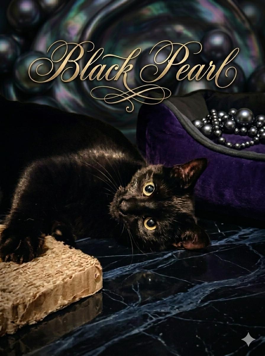 Enlarge Black Pearl, a ADOPTABLE mixed breed in Houston, TX image 2/2