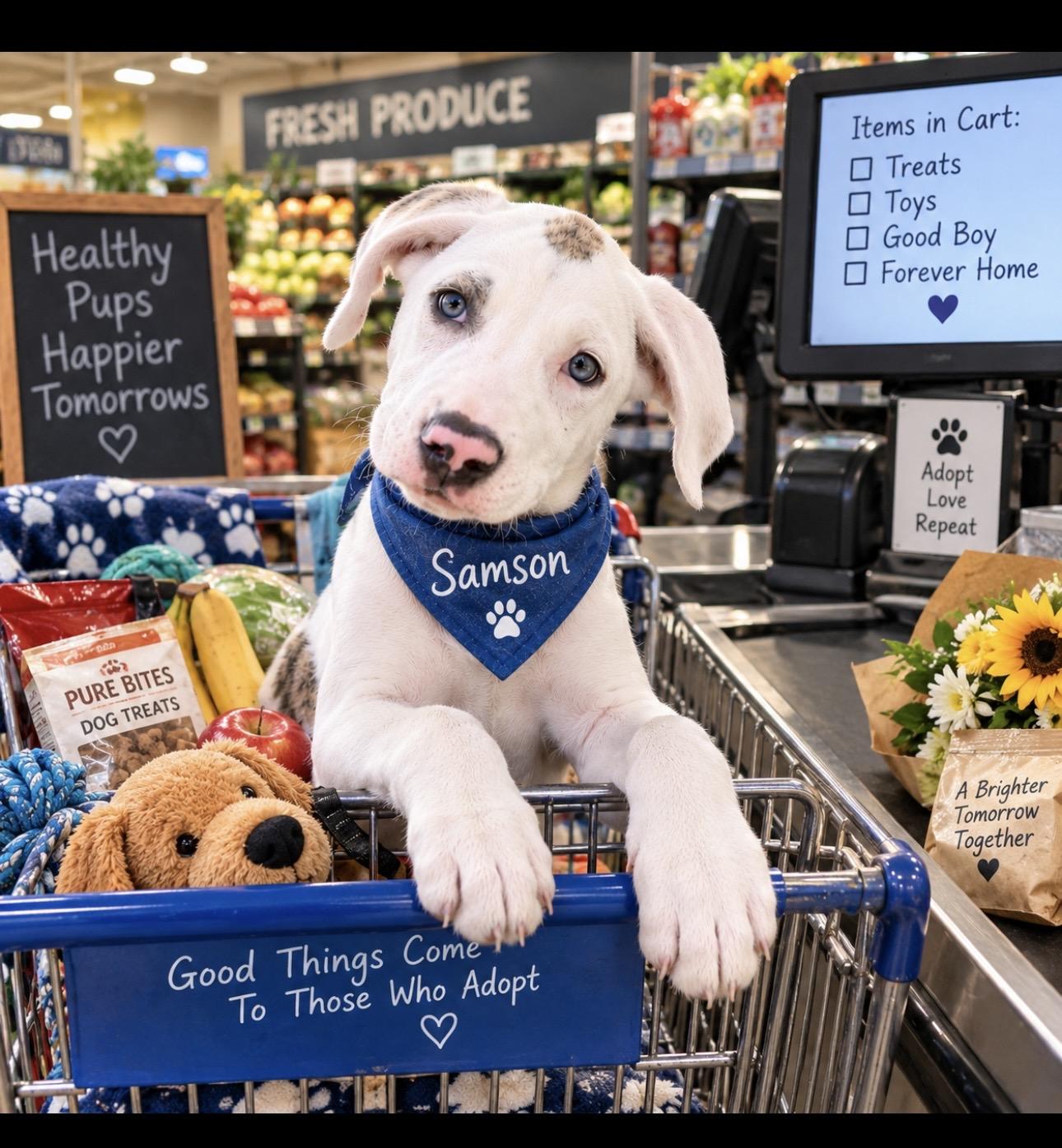 Enlarge Samson, a Adopted mixed breed in CUMMING, GA image 3/3