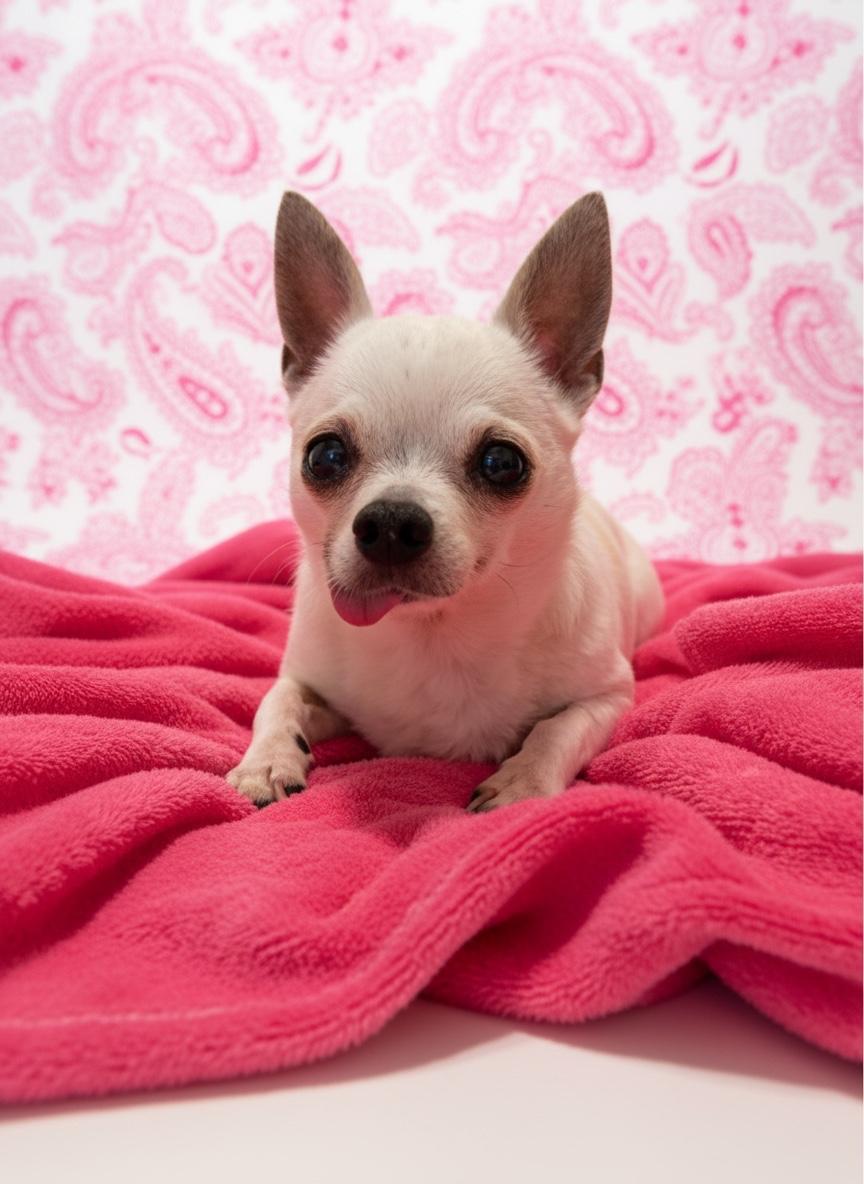 Dove, Adoptable, Senior Female Chihuahua.