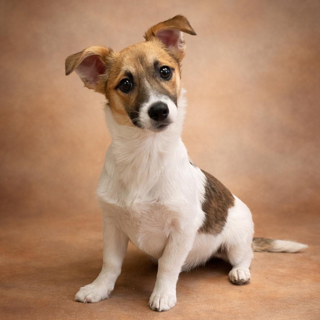 Destiny, adopted, Puppy Female Terrier.