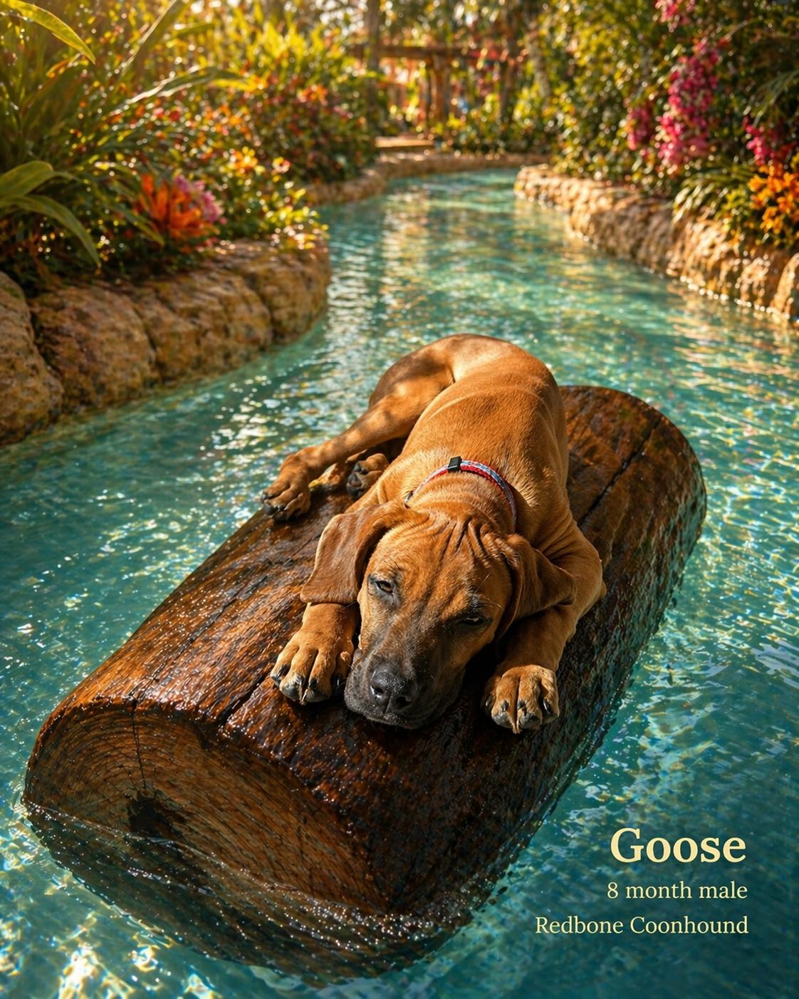 Enlarge GOOSE – 8 MONTH REDBONE COONHOUND MALE, a ADOPTABLE Redbone Coonhound in Mesa, AZ image 1/1