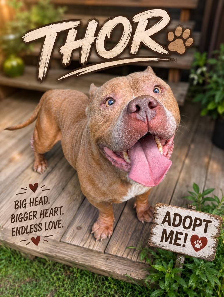 Thor, Adoptable, Senior Male Mixed Breed.