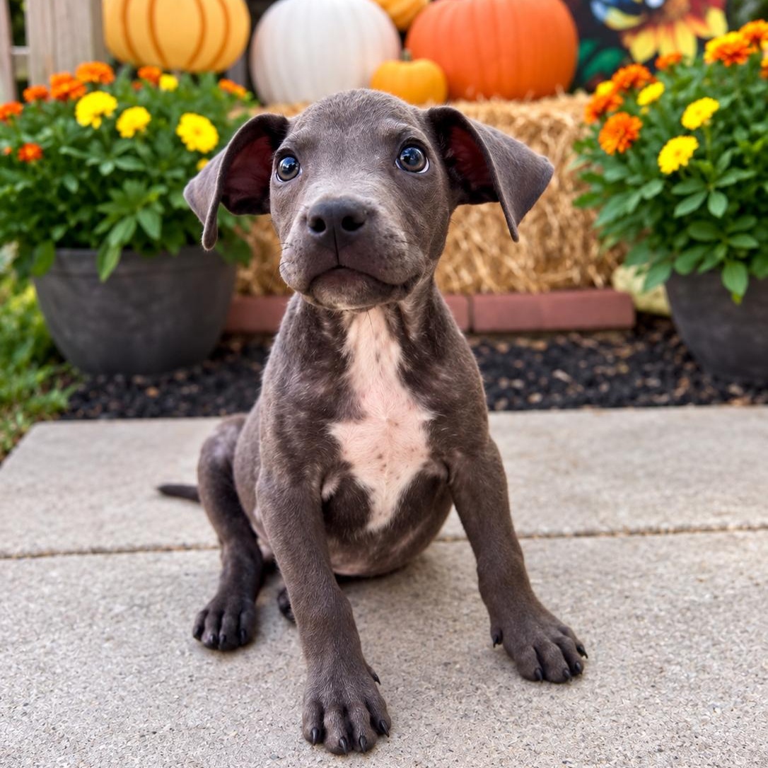 Mookie, Adopted, Puppy Male Terrier.