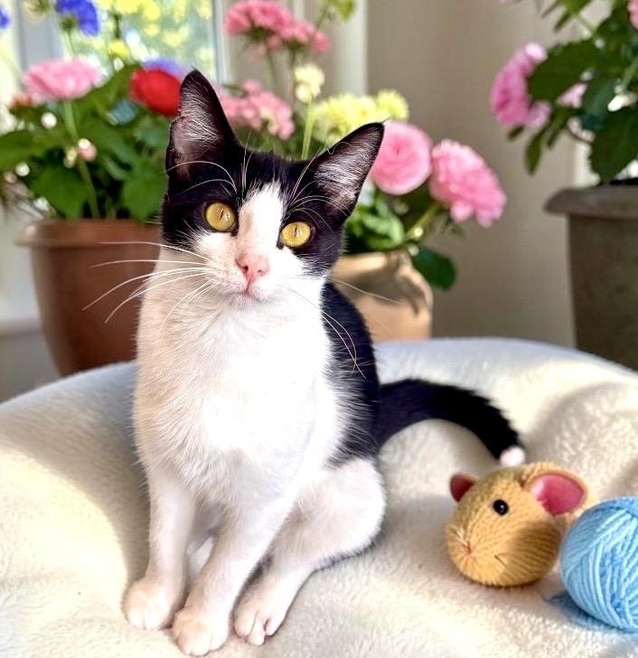 Woocy Woo - KITTEN, a ADOPTABLE Domestic Short Hair in Perry, IA image 3/3