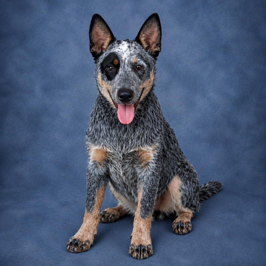 Jester, adopted, Young Male Australian Cattle Dog / Blue Heeler.