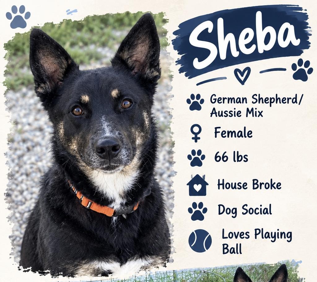 Enlarge Sheba, a Adoptable mixed breed in Ashland, KY image 1/1