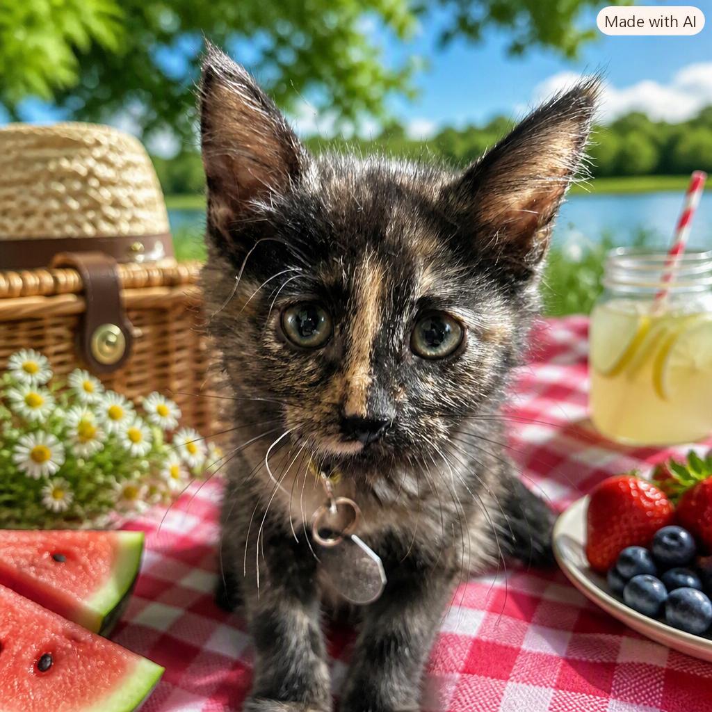 Comet, ADOPTABLE, Kitten Female Domestic Short Hair.