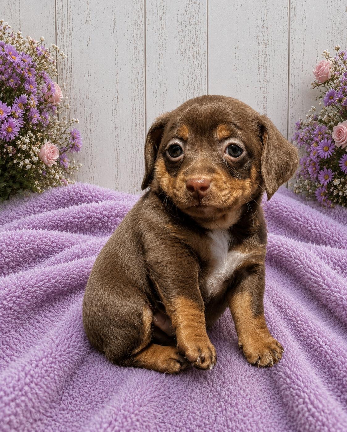 Enlarge Cinnamon , an adopted mixed breed in Nanaimo , BC image 1/5