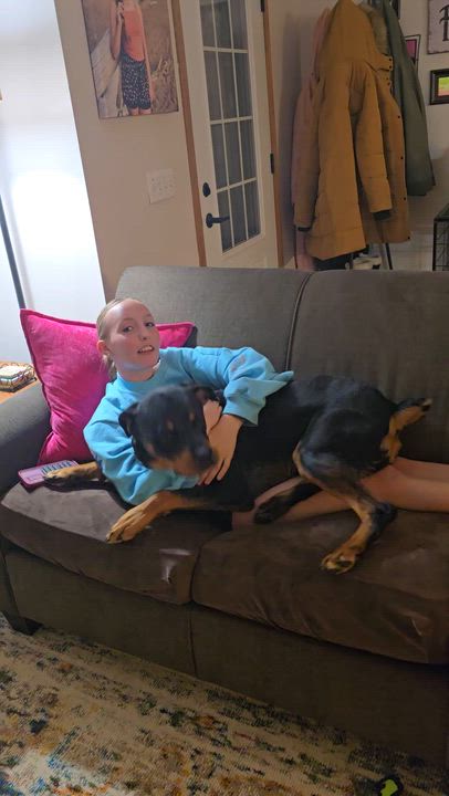 Enlarge Tiana, a ADOPTABLE Rottweiler in Cedar Rapids, IA video 4/6