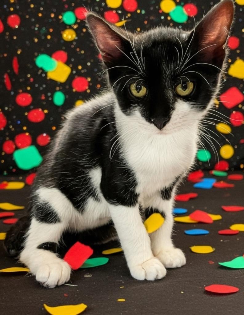 Shadow A2729609, Adopted, Kitten Male Domestic Short Hair.