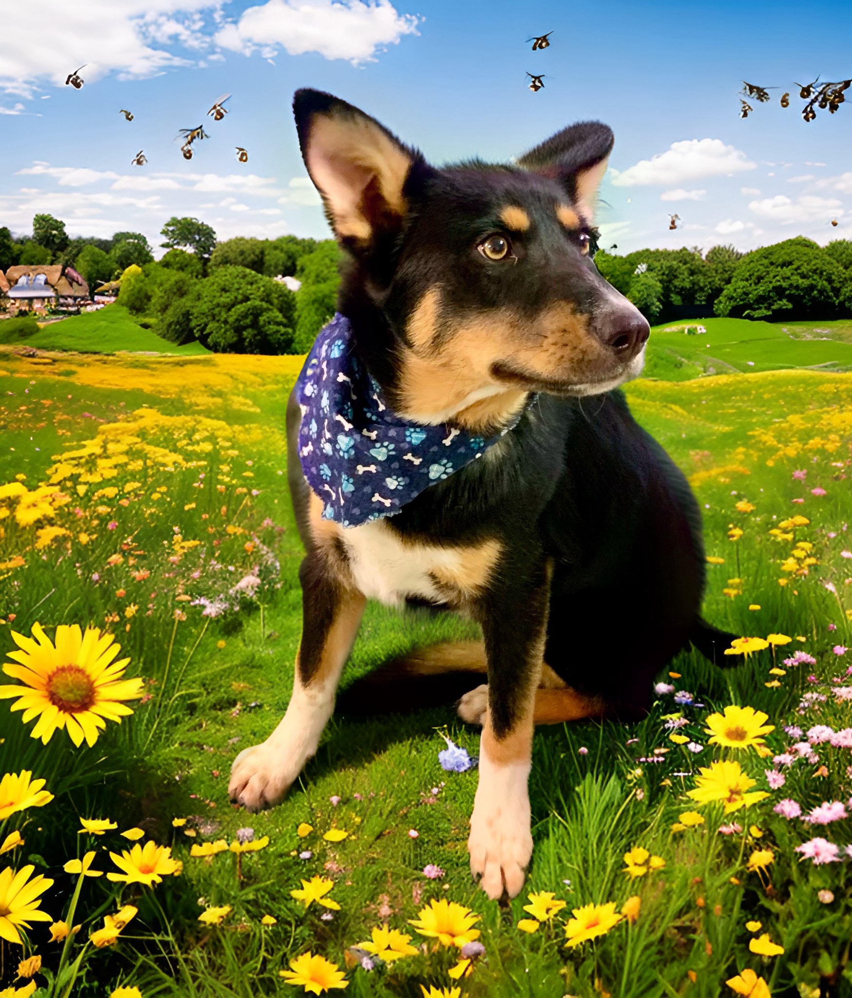 Jax, Adoptable, Adult Male Shepherd & Husky.