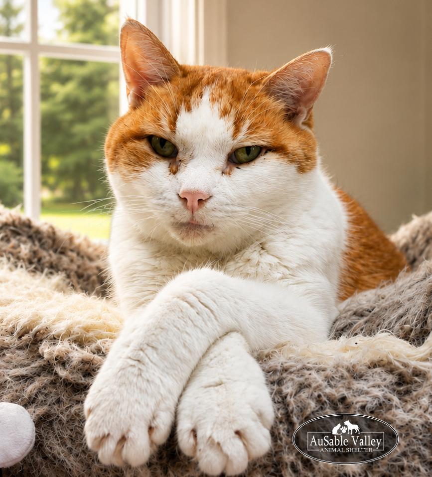 Rusty, a ADOPTABLE Domestic Short Hair in Grayling, MI image 1/4