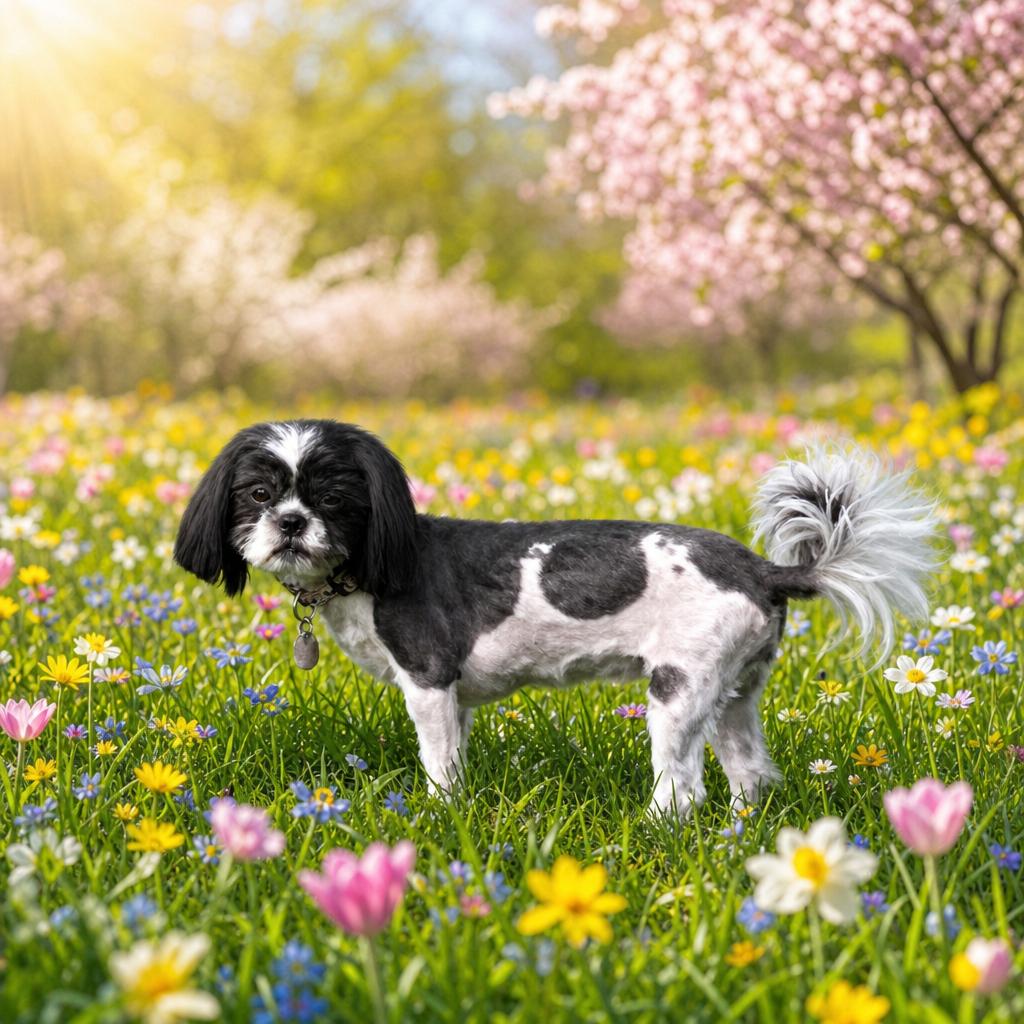 Moira, adopted, Young Female Shih Tzu.