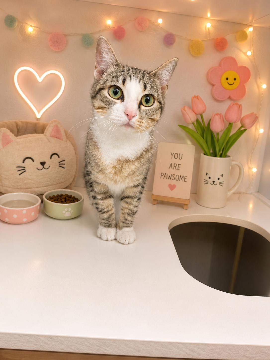 Enlarge Breezy, a ADOPTABLE Domestic Short Hair in Tyner, NC image 1/1