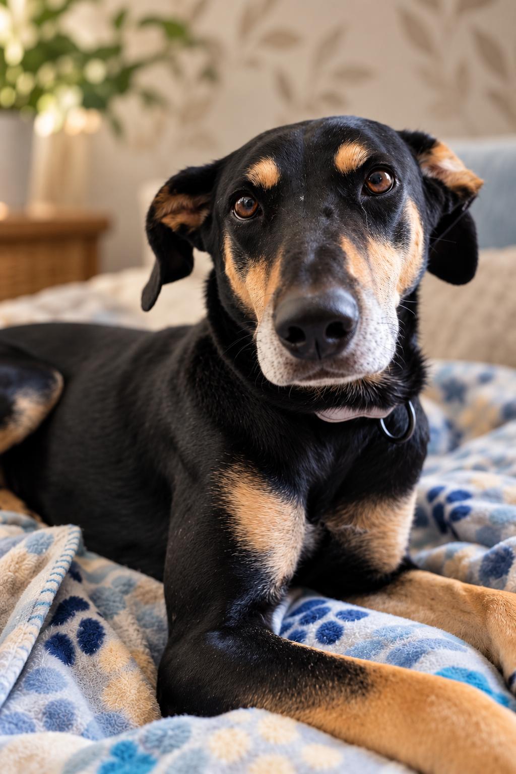 Doris, Adopted, Adult Female Doberman Pinscher.