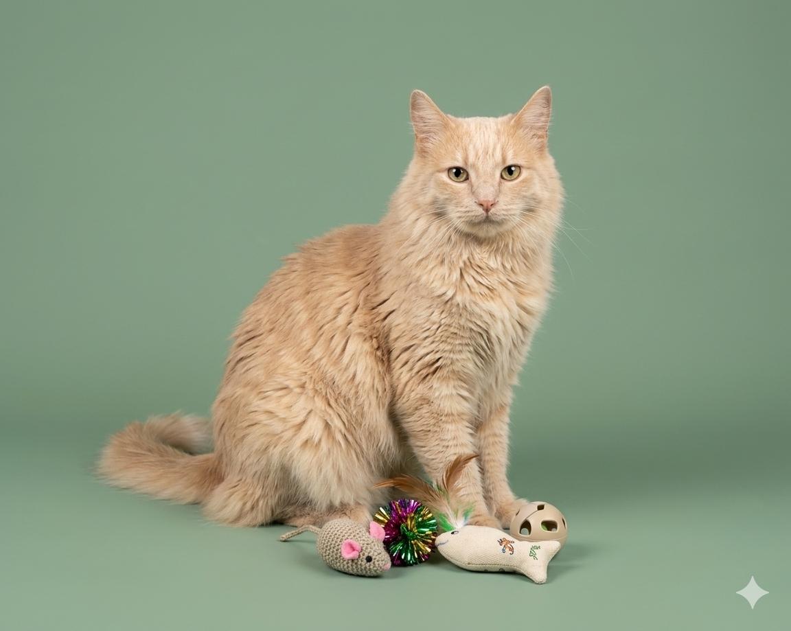 Copper - Sweet and affectionate- Sweet and affectionate, Adopted, Young Male Domestic Long Hair.