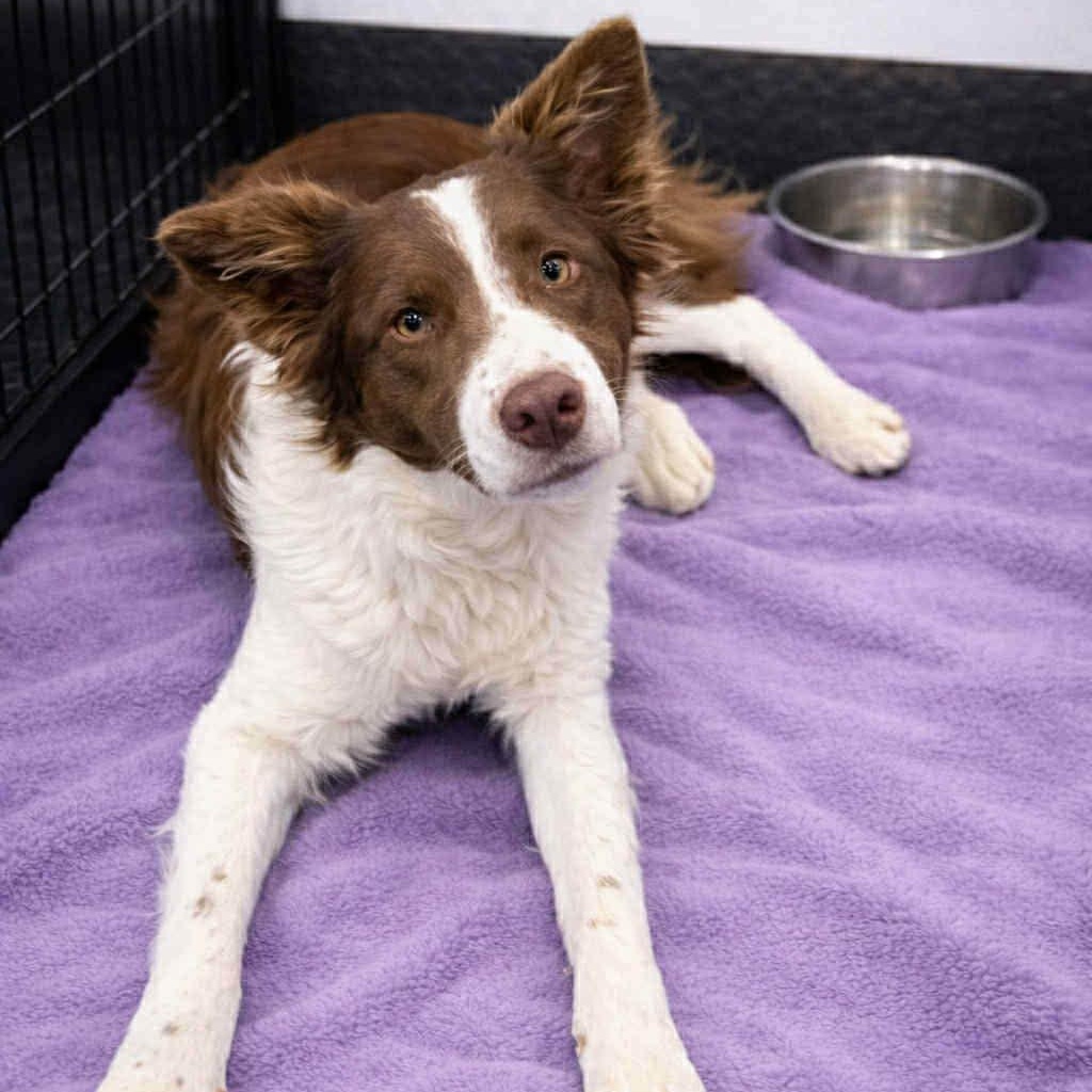 Montana- Home Visit in Process , adopted, Puppy Female Border Collie.