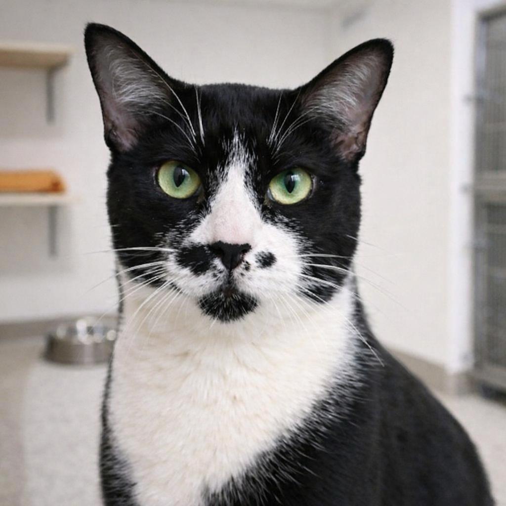 Sheba — 2,148 Days in the Shelter. Her Turn Yet?, Adoptable, Senior Female Tuxedo & Domestic Short Hair.