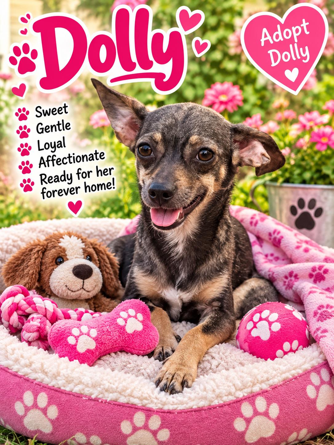 Enlarge Dolly, a Adoptable mixed breed in Queen Creek, AZ image 1/2