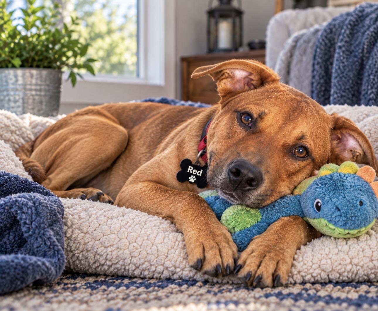 Enlarge Red, a Adoptable mixed breed in CUMMING, GA image 4/6
