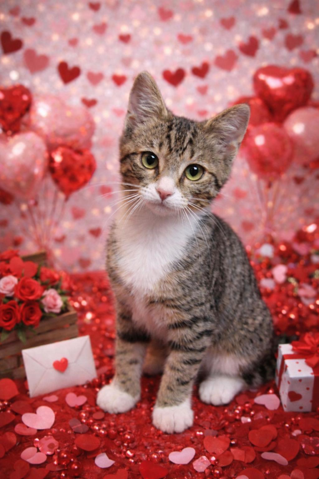 Sporty Spice, ADOPTABLE, Kitten Female Domestic Short Hair.