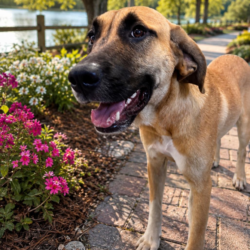 HOPE (671), Adoptable, Young Female Anatolian Shepherd & Black Mouth Cur.