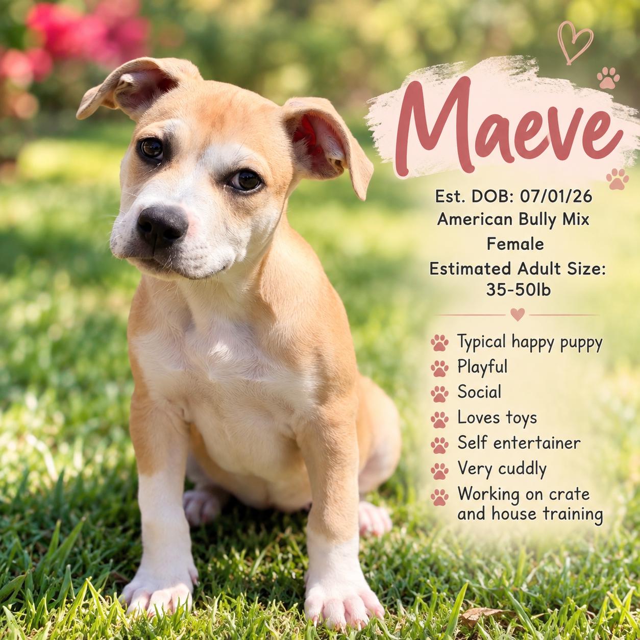 Enlarge MAEVE, a Adoptable mixed breed in Albany, NY image 1/6
