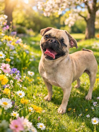 Tillie, ADOPTABLE, Adult Female Pug.