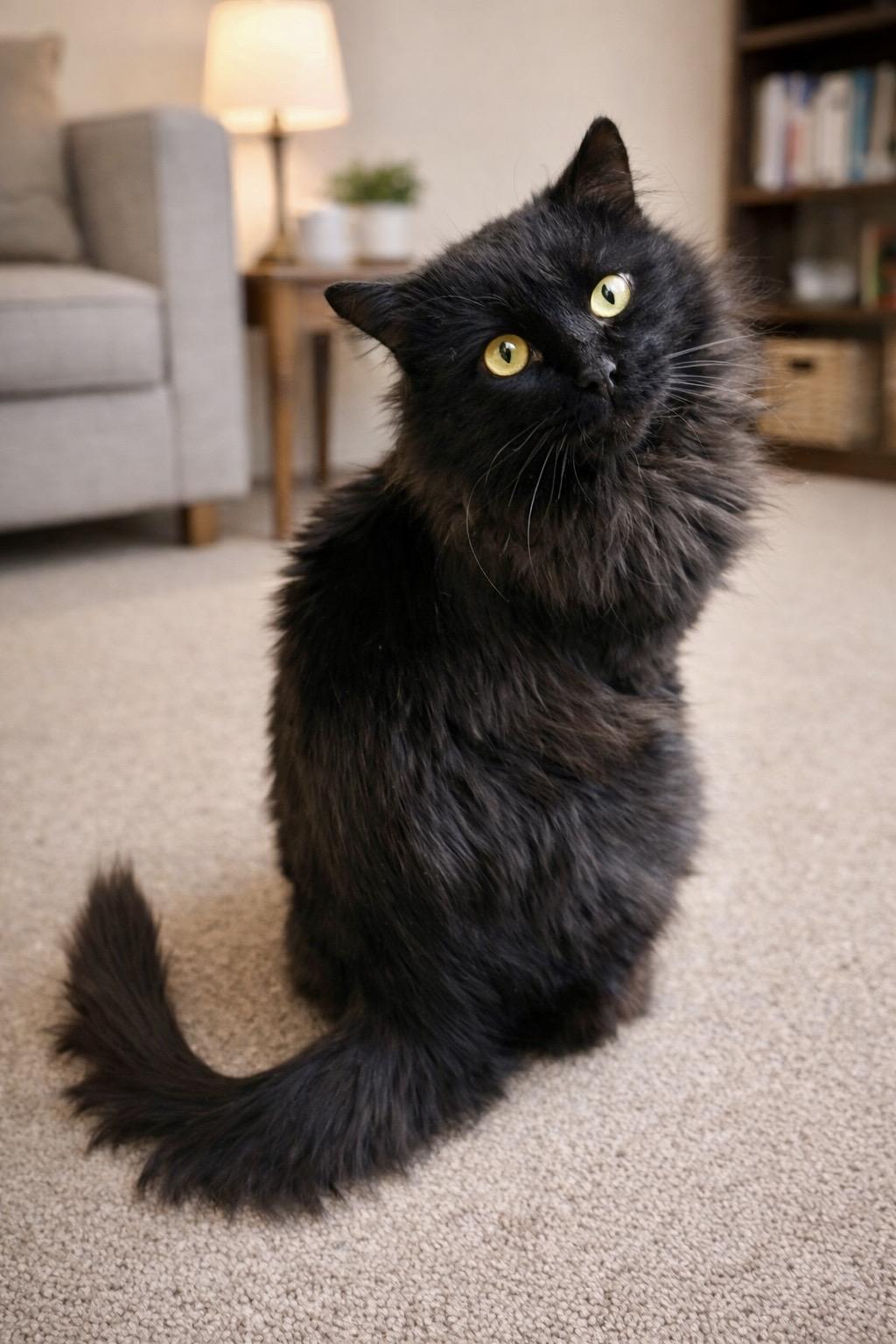 Enlarge Onyx, a ADOPTABLE Domestic Long Hair in Bethel, CT image 3/6